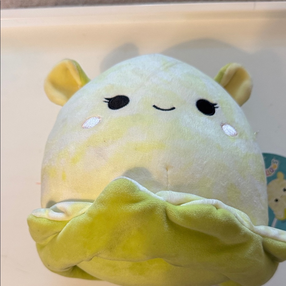 Squishmallows Yellow Dumpling Stuffed Animal